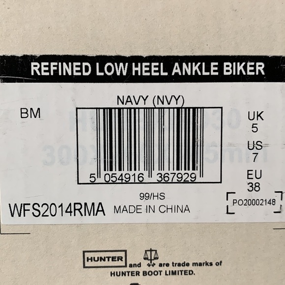 hunter Original Refined ankle biker rain boot - Picture 7 of 8